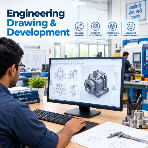 engineering and drawing development squre